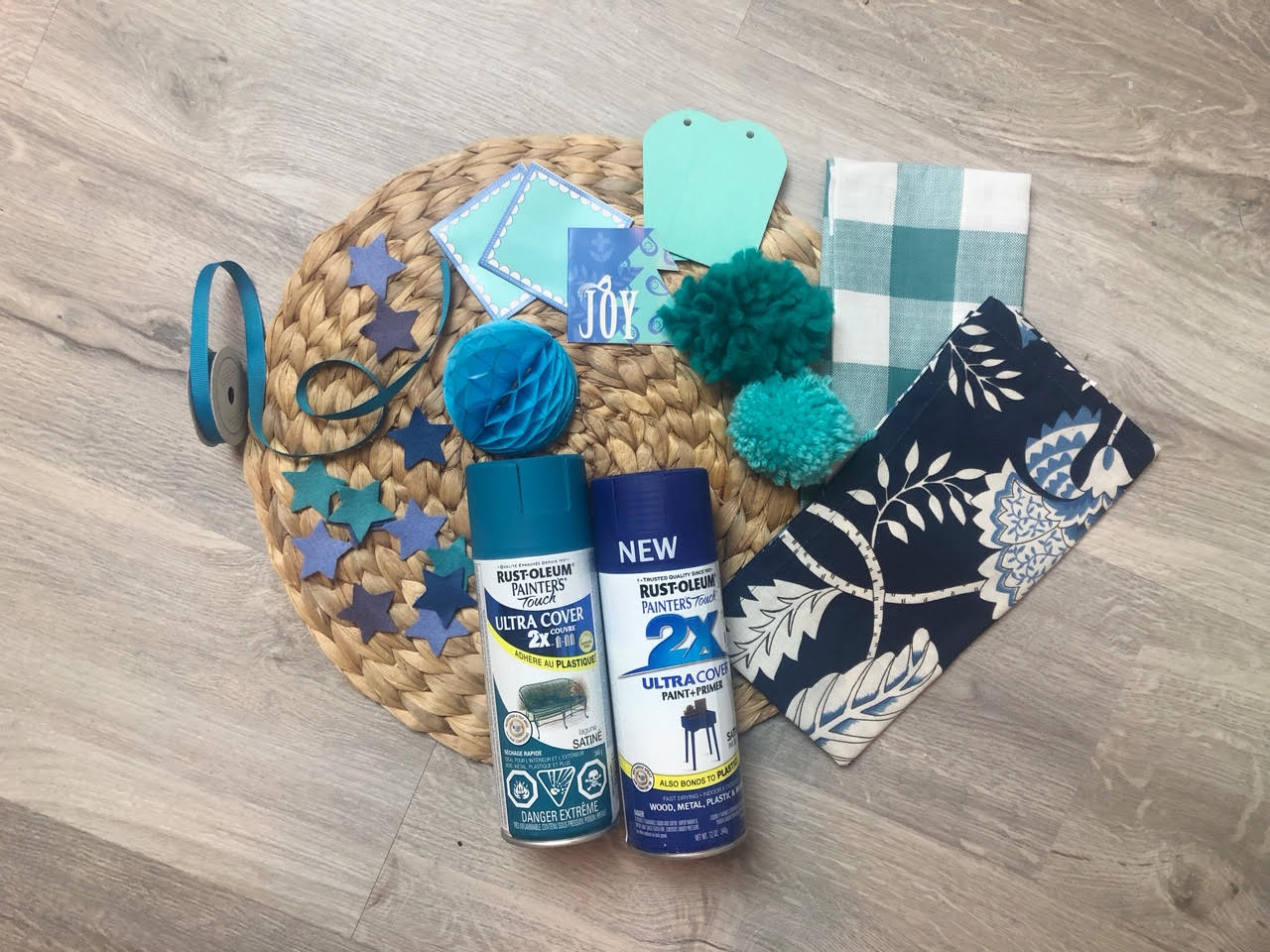 How to Spray Paint Storage Bins